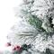 6.5ft. Unlit Full Flocked Fairfield Fir Artificial Christmas Tree